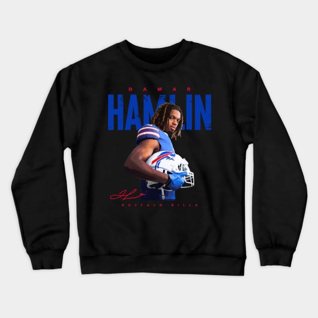 Damar Hamlin Crewneck Sweatshirt by Juantamad